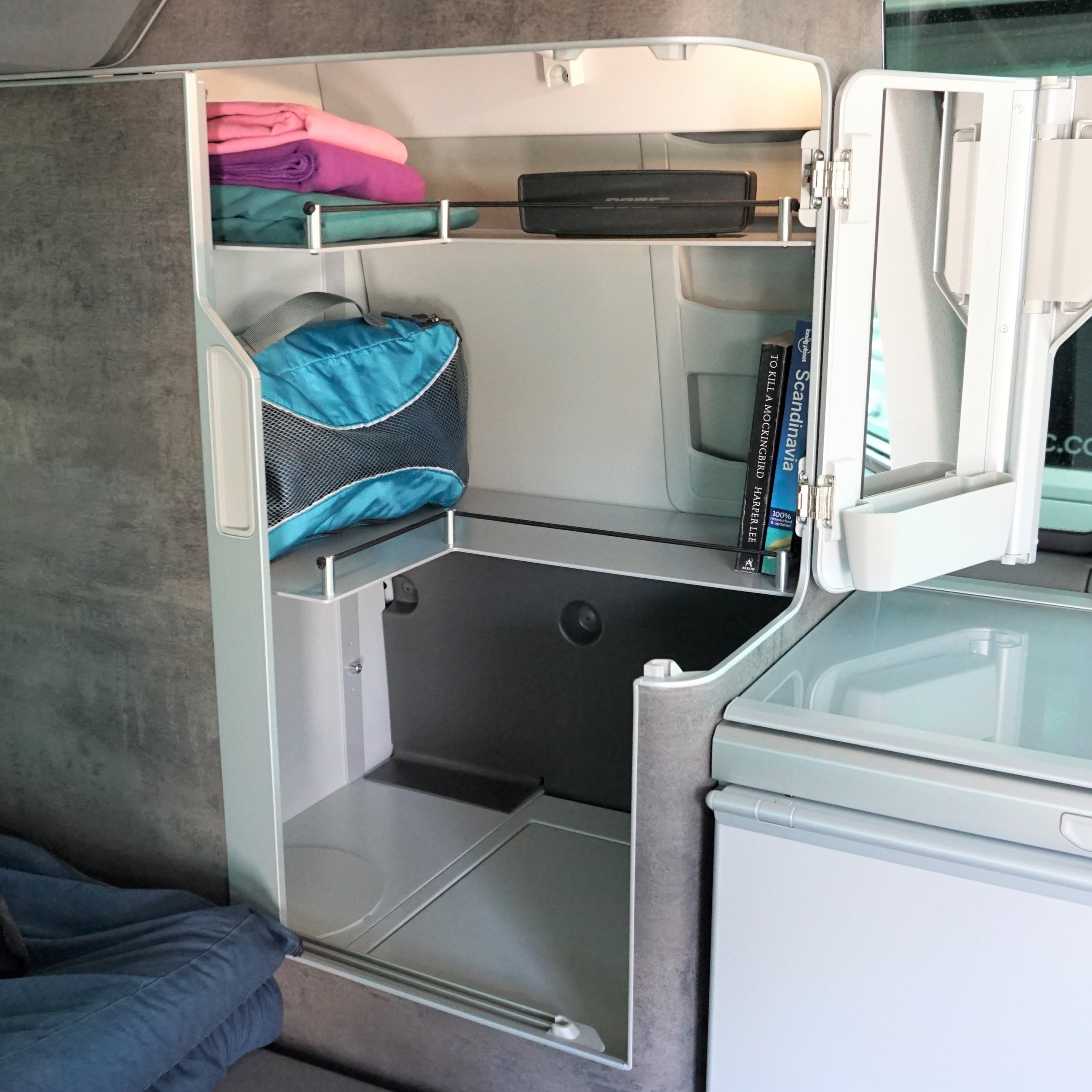 Large Wardrobe Shelves for the VW California Ocean & Coast Yes Campervan